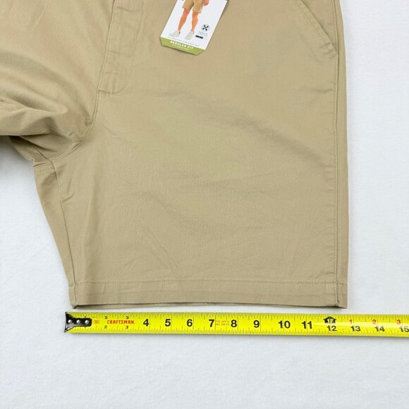 Wrangler Men's Five Star Premium Stretch Regular Fit Tan Shorts Size 40x7 NWT - Picture 11 of 11